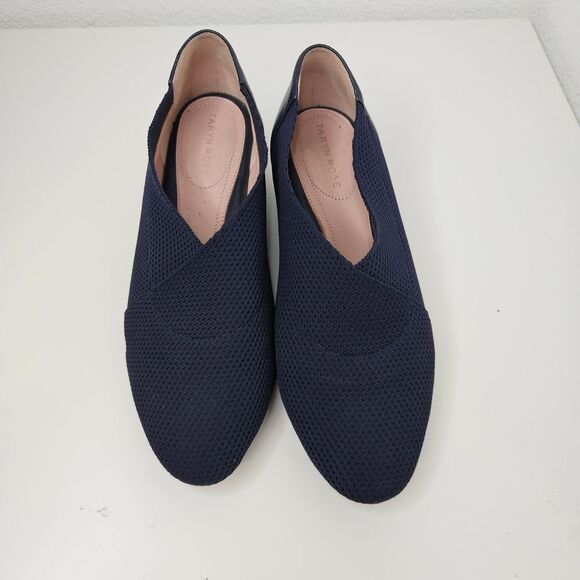 Taryn Rose Knit Shooties Bayrose, Navy, Women's Size 10 - Picture 5 of 5